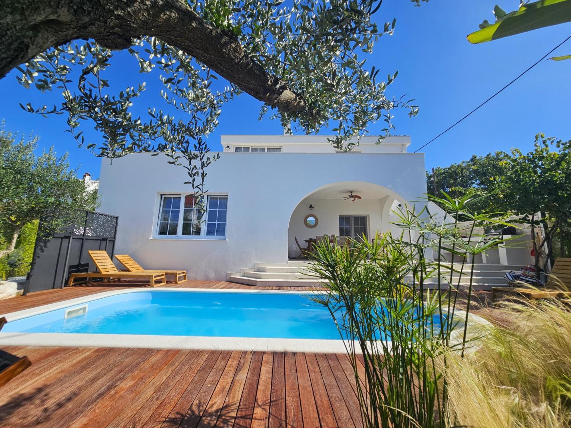 The Three Flowers Pool House Trogir Eksteriør bilde
